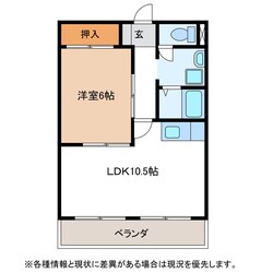 古井駅 徒歩10分 3階の物件間取画像